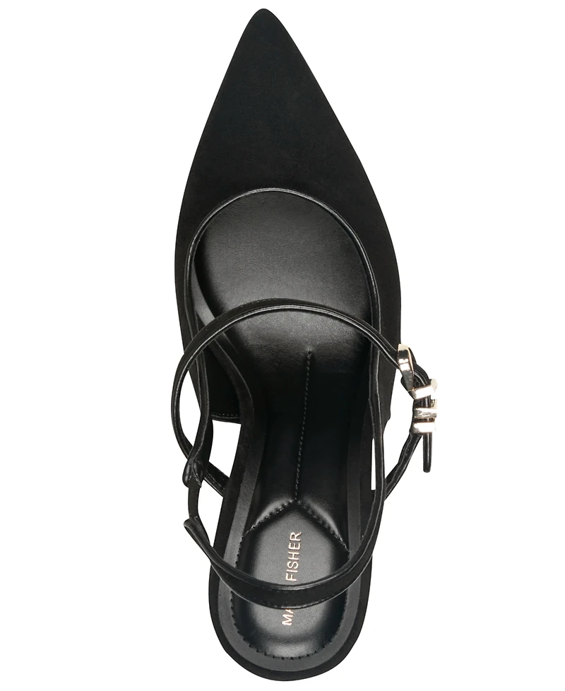 Marc Fisher Women's Cavaler Mary Jane Slingback Pumps