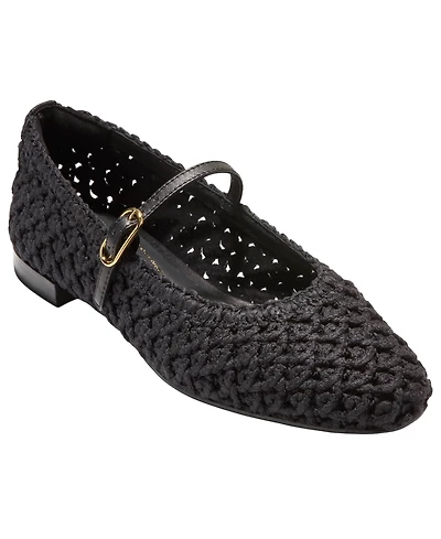 Cole Haan Women's Harlan Woven Mary Jane Ballet Flats