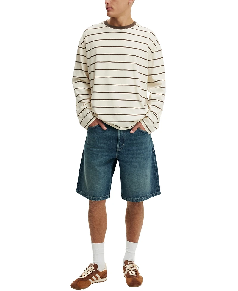Cotton On Men's Baggy Denim Shorts