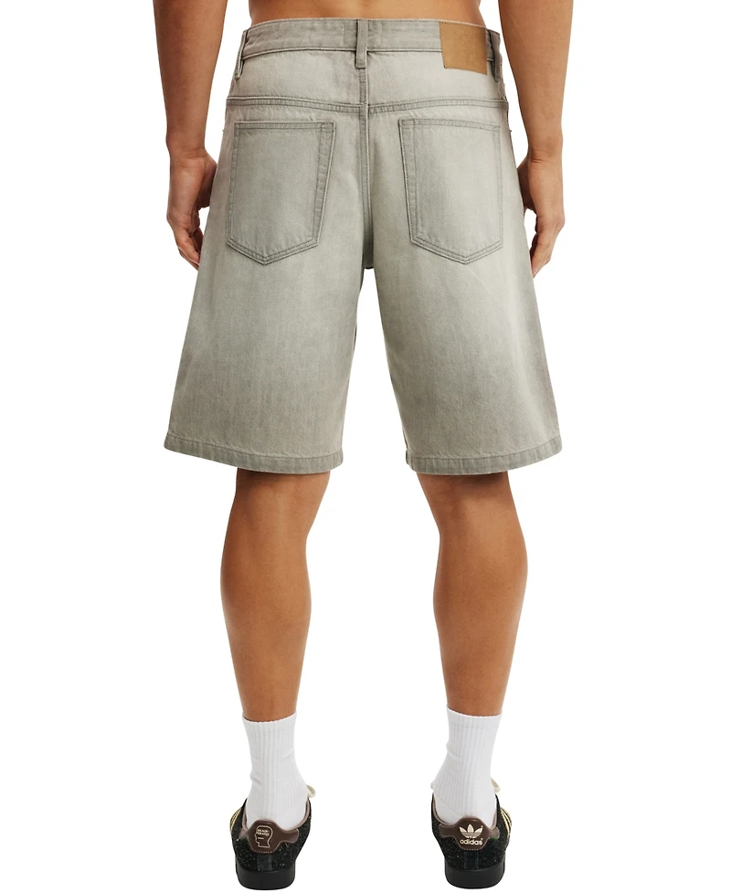Cotton On Men's Regular-Fit Baggy Denim Shorts