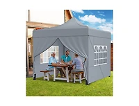 Boyel Living 10 x Feet Pop up Canopy Tent With 4 Removable Sidewalls And Wheeled Bag