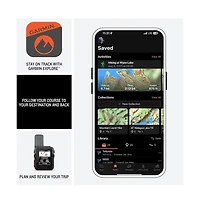 Garmin inReach Mini 3 Compact Satellite Communicator 1.9" Outdoor Gps with Worldwide Maps and Built-In Bluetooth - Black