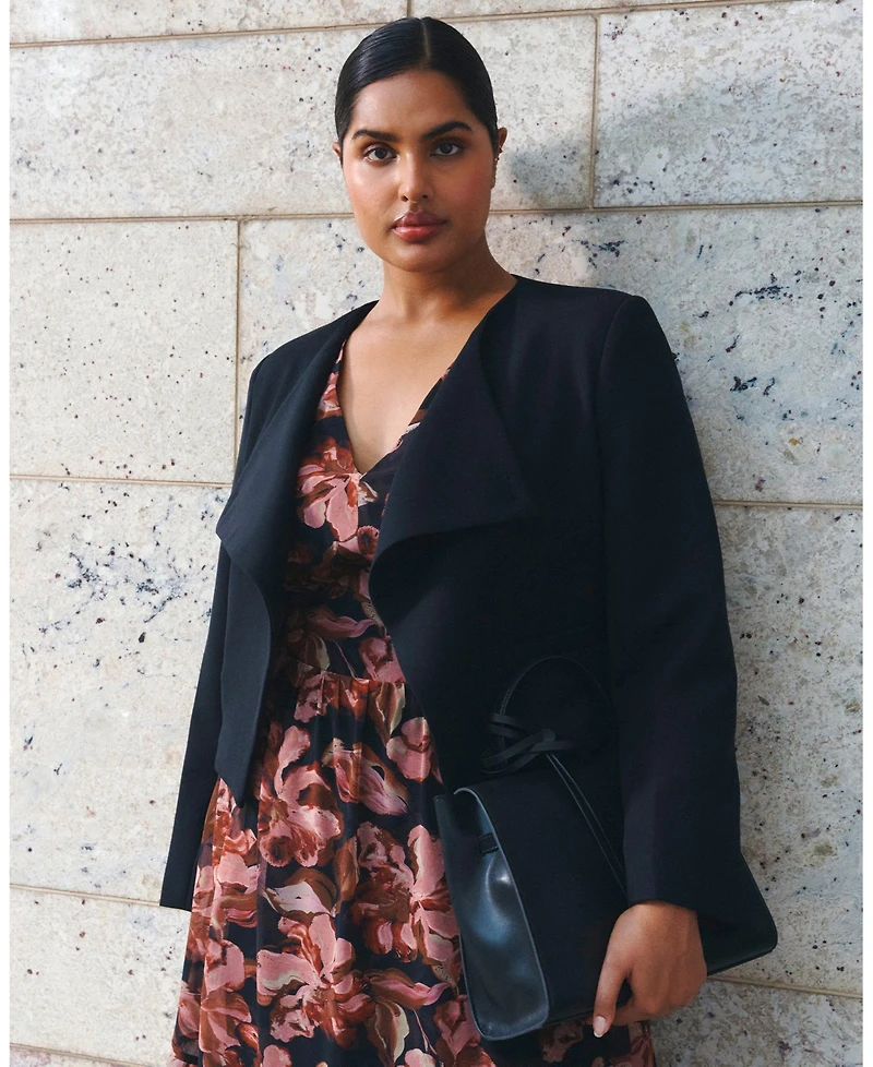 Estelle Plus Eboni Cropped Jacket