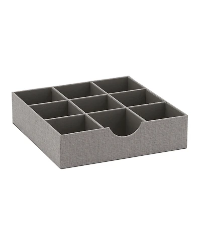 Household Essentials Drawer Organizer Tray, 9 Square Compartment
