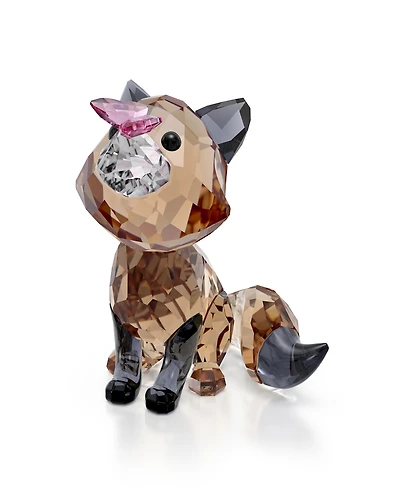 Swarovski Idyllia Fox and Butterfly Crystal Figurine