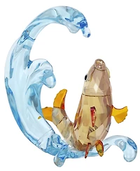 Swarovski Asian Symbols Golden Carp Crystal Figurine