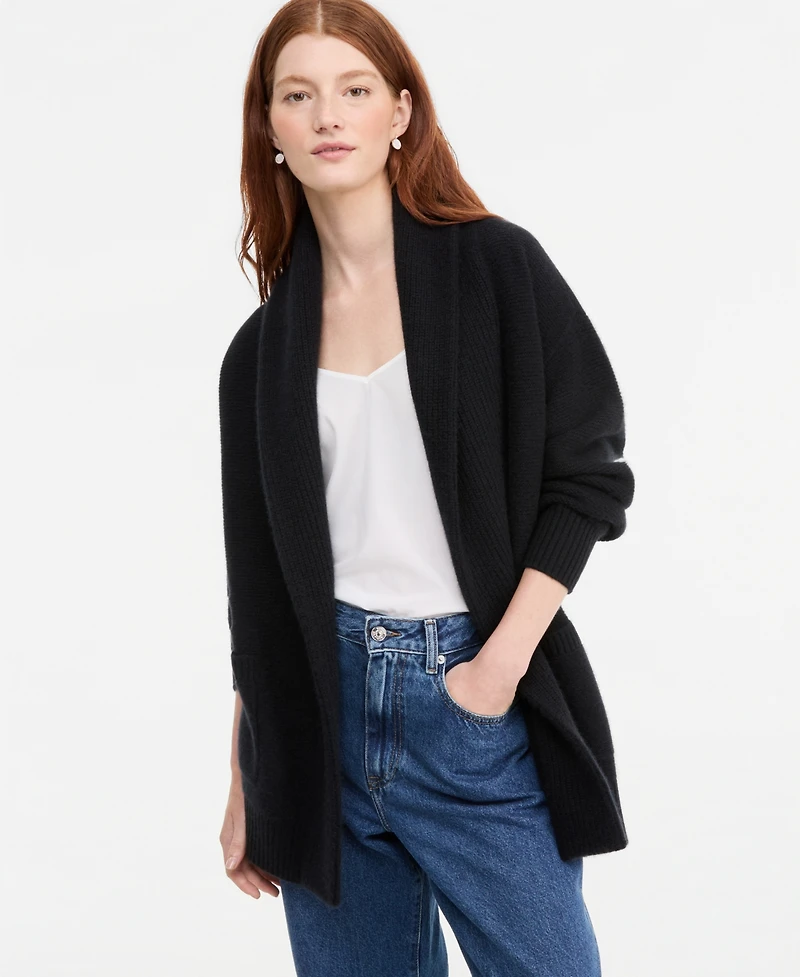 Charter Club Women's 100% Cashmere Shawl Collar Cardigan, Macy's Exclusive