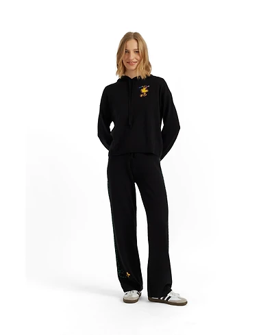 Chinti and Parker Women's Wool-Cashmere Snoopy Hoodie