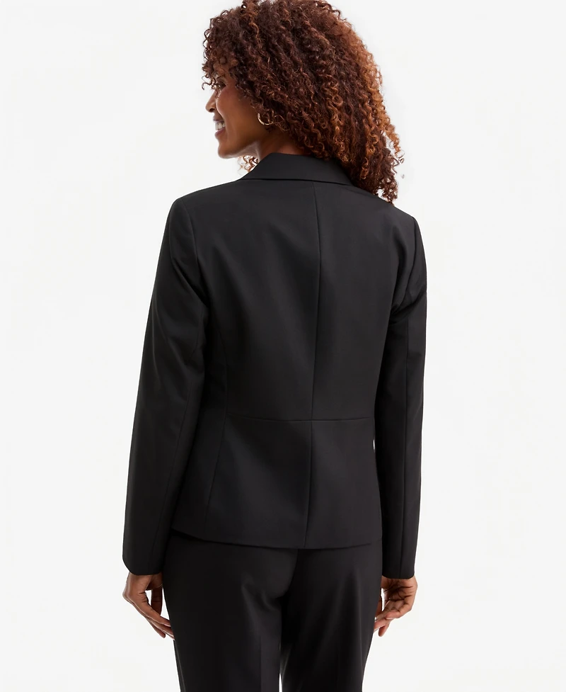 Kasper Petite Two-Button Notched-Collar Blazer