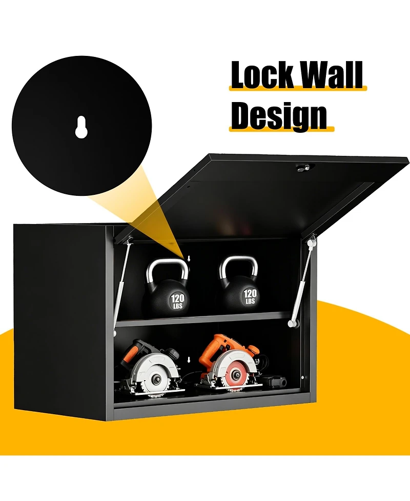 Viyet Heavy-Duty Wall-Mounted Tool Cabinet