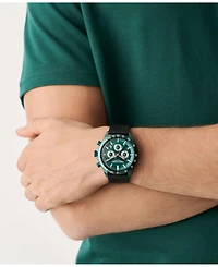 Aston Martin F1 Men's Quartz Green Silicone Strap Watch 44mm