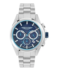 Aston Martin F1 Men's Quartz Green Guilloche Stainless Steel Bracelet Watch 44mm