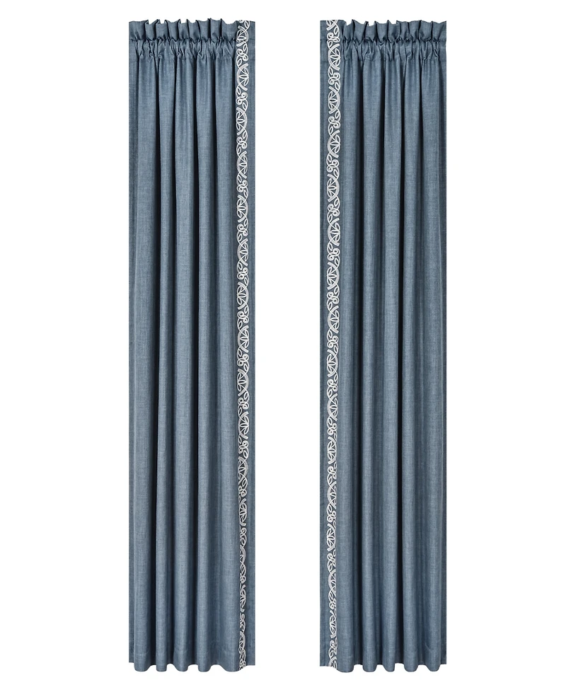 J Queen New York Chantalee Window Panel Pair, 50" x 95"