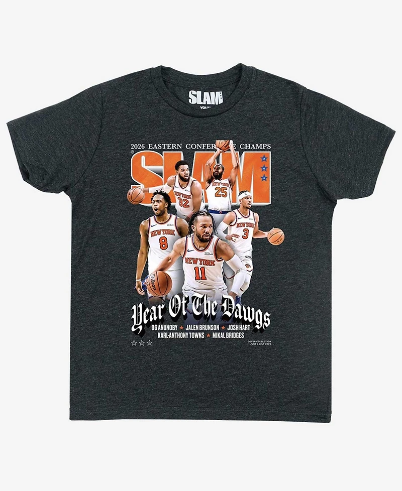 Slam Big Boys and Girls New York Knicks 2026 Nba Eastern Conference Champions Cover T-Shirt