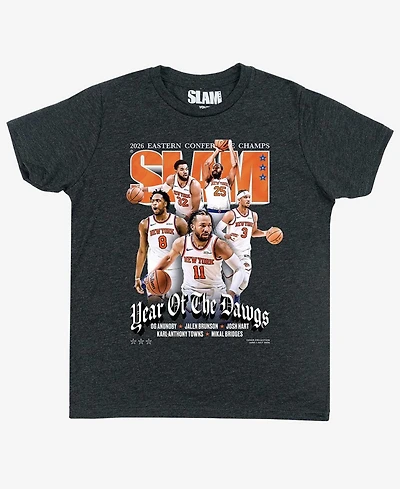 Slam Big Boys and Girls New York Knicks 2026 Nba Eastern Conference Champions Cover T-Shirt