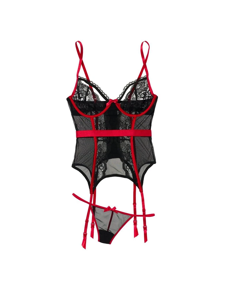 Adore Me Women's Lyla Unlined Bustier and Panty Set