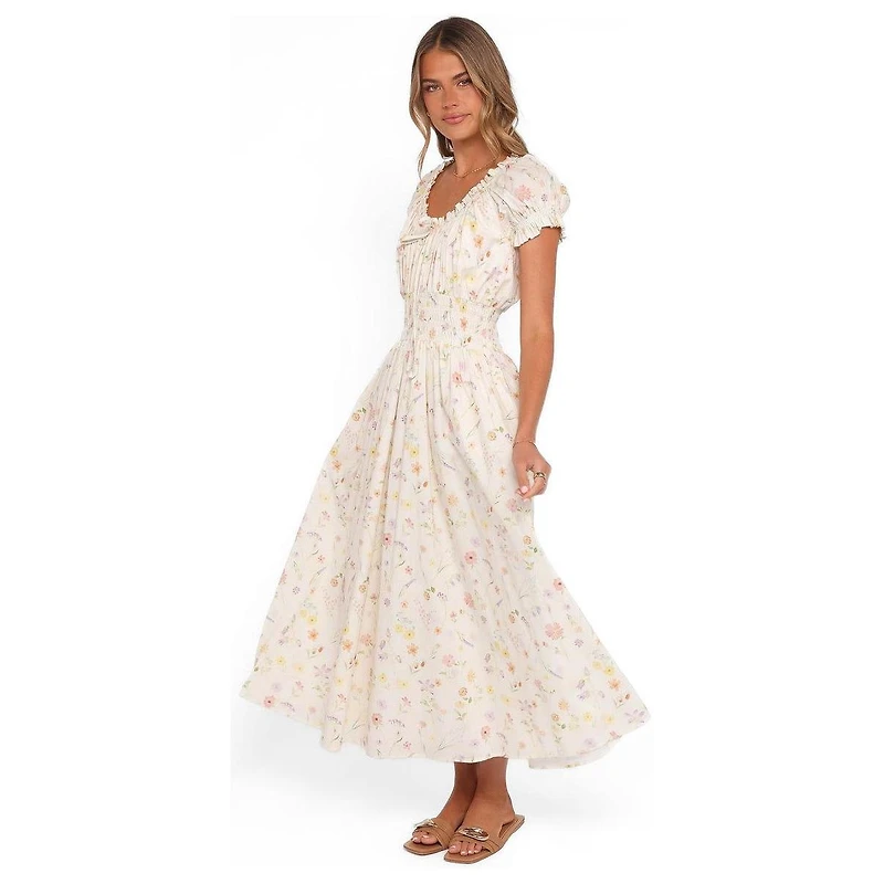 Petal and Pup Women's Katana Puff Sleeve Midi Dress