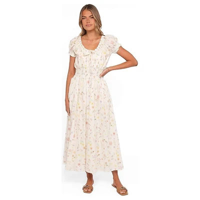 Petal and Pup Women's Katana Puff Sleeve Midi Dress