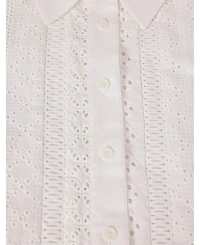 Whistles Women's Broderie Cotton Shirt