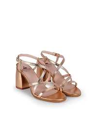 Menina Step Women's Cloe Leather Heeled Sandal