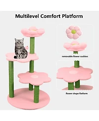 Streamdale Furniture Multi-Level Cat Tree with Removable Perch