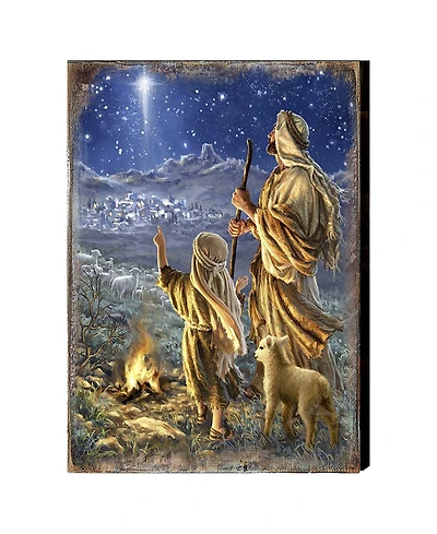 Designocracy Shepherds Keeping Watch Holiday Wall Art