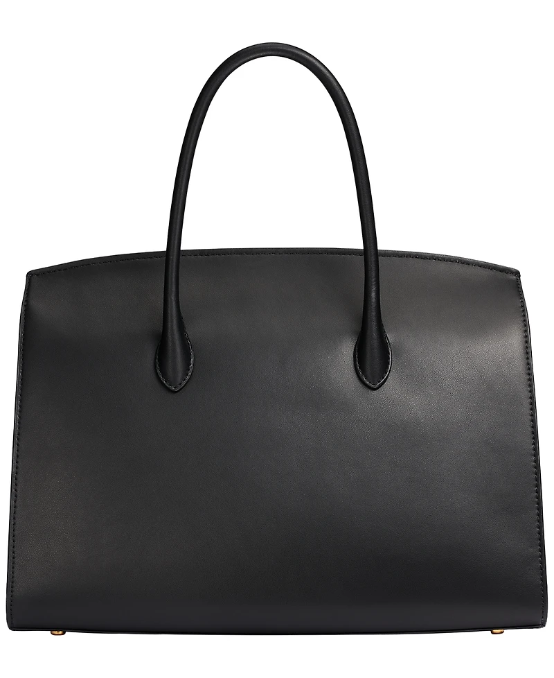 Donna Karan New York Loden Leather Large Satchel Handbag