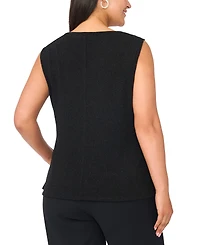 Msk Plus Cowl Shirred Waist Top