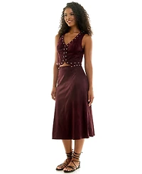 Seni & Cade Juniors' V-Neck Skirt Set