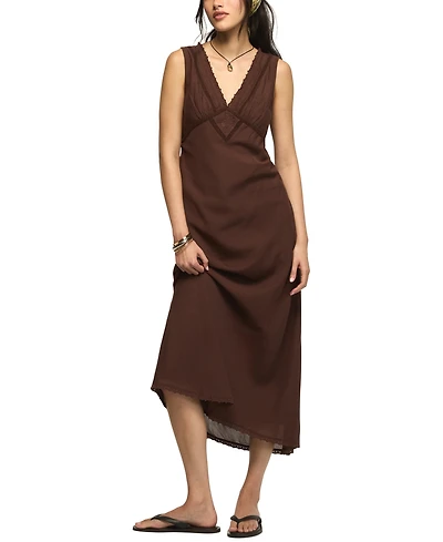 Lucky Brand Women's V-Neck Slip Dress