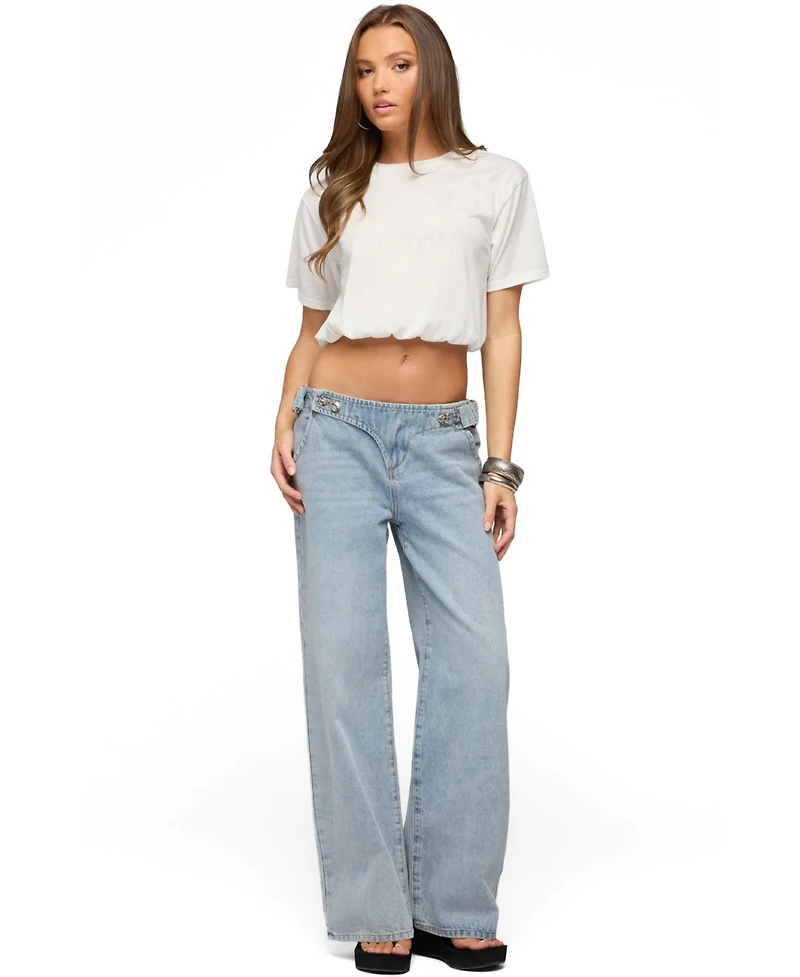 Edikted Women's Raina Bubble T Shirt