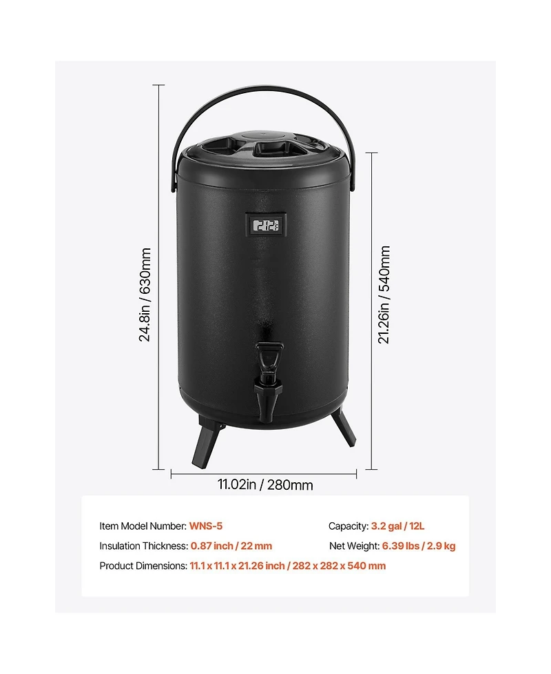 Cozito Insulated Beverage Dispenser