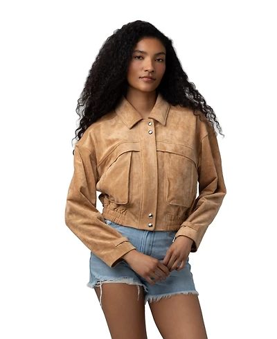 Blank Nyc Women's Collared Neck Jacket