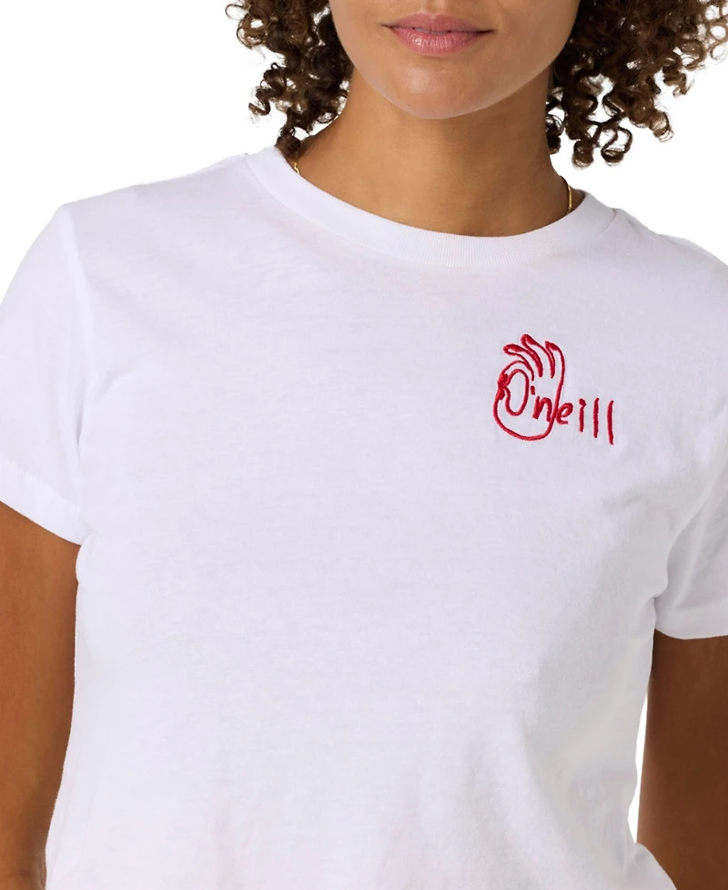 O'Neill Women's Fitted Cotton Jersey Top