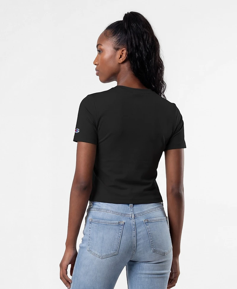 Champion Women's Black New York Knicks Soft Touch T-Shirt