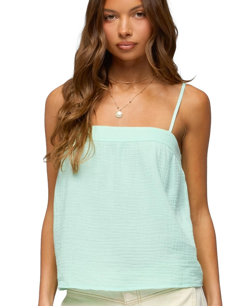 Edikted Women's Sapphire Textured Tank Top