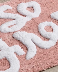 Vcny Home So Fresh Pom Pom Pink Bath Rug, 20" x 32"
