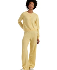 Chinti & Parker Women's Wool and Cashmere Wide Leg Track Pant