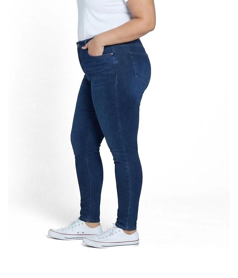 Universal Standard Women's Seine High Rise Skinny Jeans 32 Inches
