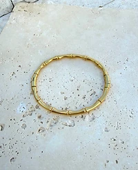 Adornia Tarnish Resistant Gold Invisble Clasp Cuff Bracelet