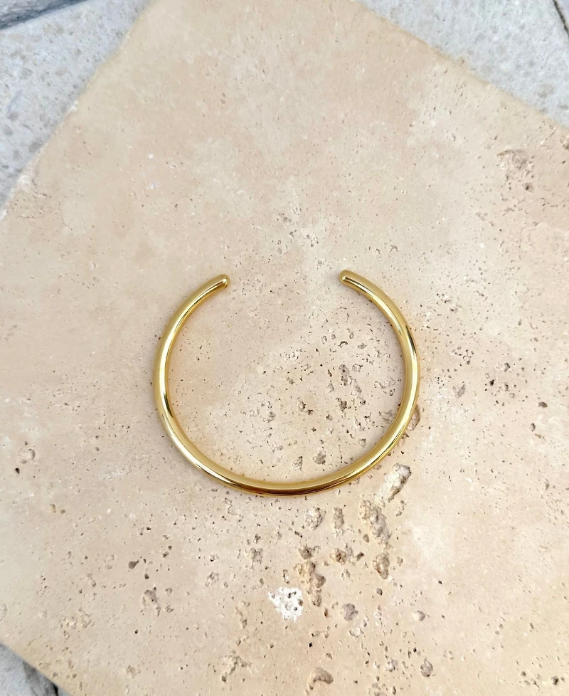 Adornia Tarnish Resistant Gold Cuff Bracelet