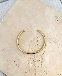 Adornia Tarnish Resistant Gold Cuff Bracelet