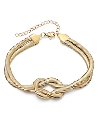 Adornia Tarnish Resistant Gold Knot Bracelet