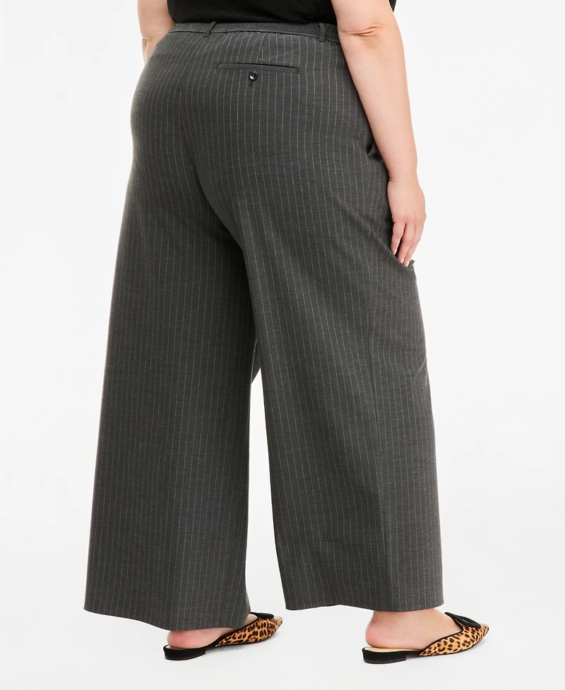 On 34th Trendy Plus Drawstring-Waist Wide-Leg Pants, Macy's Exclusive