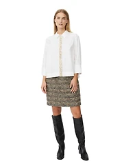 Masai Copenhagen Women's Embellished Poplin Shirt