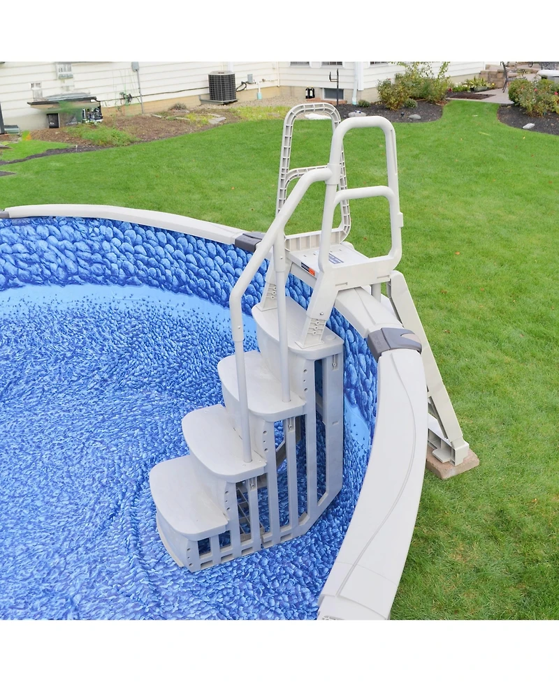 Main Access 48-54 Inch Above Ground Swimming Pool Smart Step and Ladder System