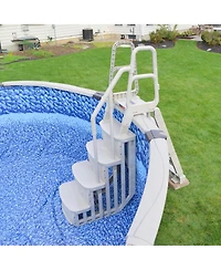 Main Access 48-54 Inch Above Ground Swimming Pool Smart Step and Ladder System