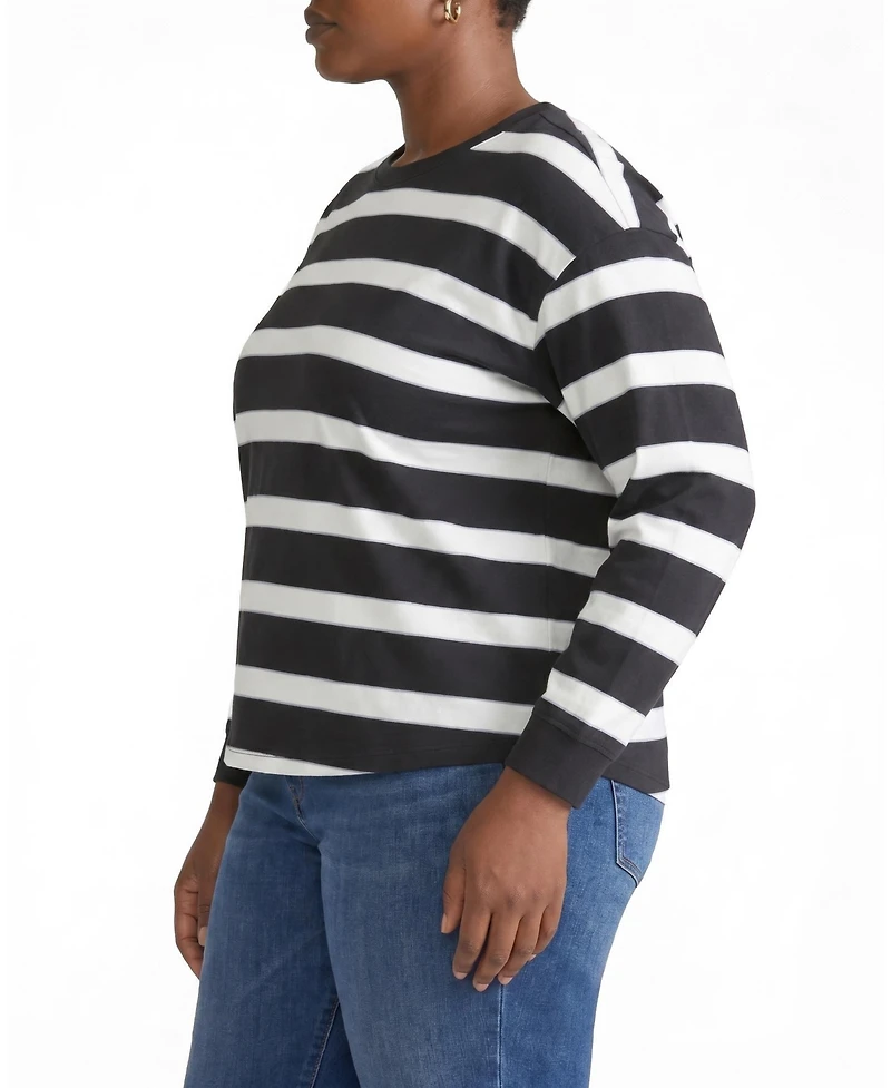 Universal Standard Plus Long Sleeve Relaxed Tee