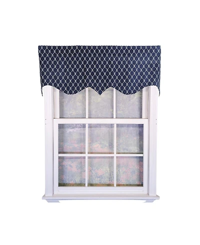 Rlf Home 100percentage Cotton Marine Rope Regal With Lining Rod Pocket Window Valance