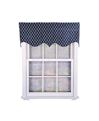 Rlf Home 100percentage Cotton Marine Rope Regal With Lining Rod Pocket Window Valance